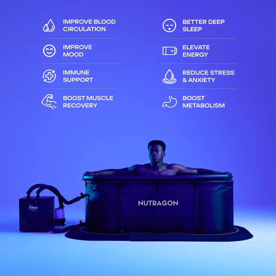 Portable Ice Bath Tub with Chiller – Cold Plunge Therapy System for Recovery & Wellness