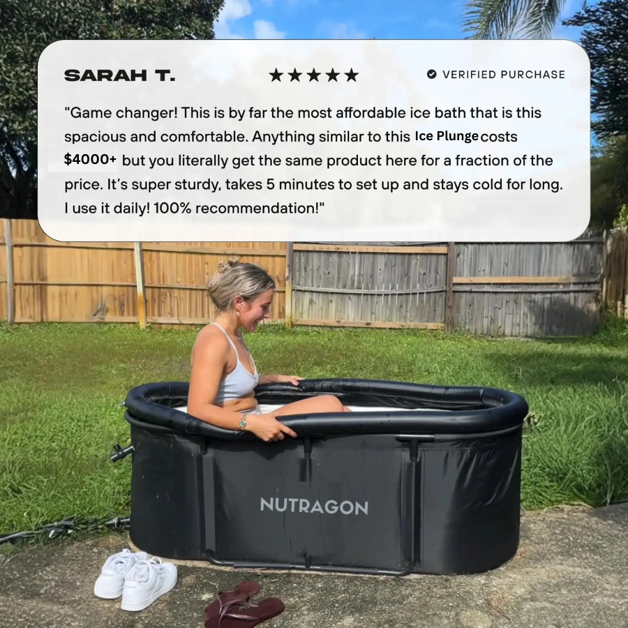 Portable Ice Bath Tub with Chiller – Cold Plunge Therapy System for Recovery & Wellness