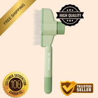 Nutragon Self-Cleaning Pet Hair Comb for Dogs & Cats with Release Button